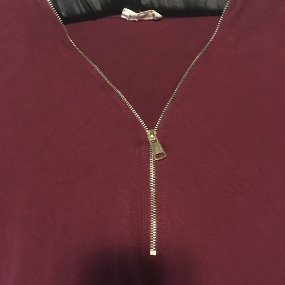 Extra long 3/4 sleeve top - Picture 2 of 4